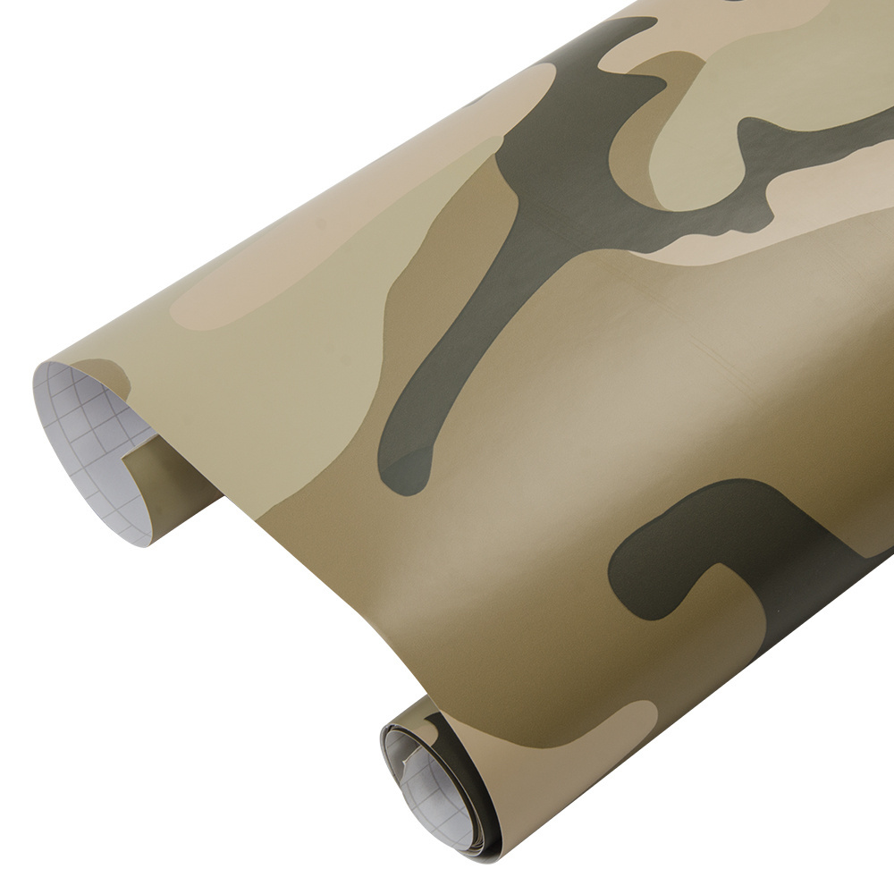 1.52x30m Camo Wrap Auto Sticker Camouflage Car Vinyl Film with best supply