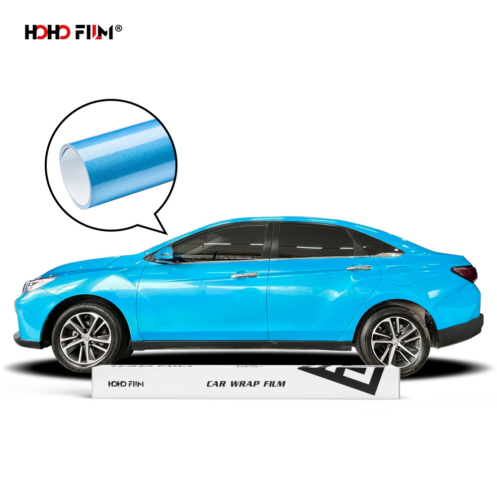 HOHOFILM Vinyl Wrap Supplier Gloss Chameleon Chrome Auto Body Stickers Self Adhesive Vehicle Wrapping Foil Car Vinyl Film