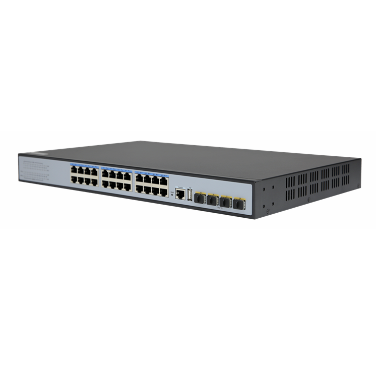 S2624P-4X 10G Uplink 24 Port Gigabit PoE Managed Ethernet Switch