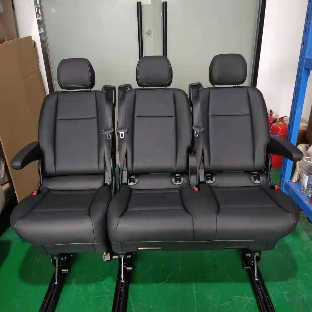 The  factory folding original leather van seat for MINI BUS luxury VIP MVP  car or limousine seat