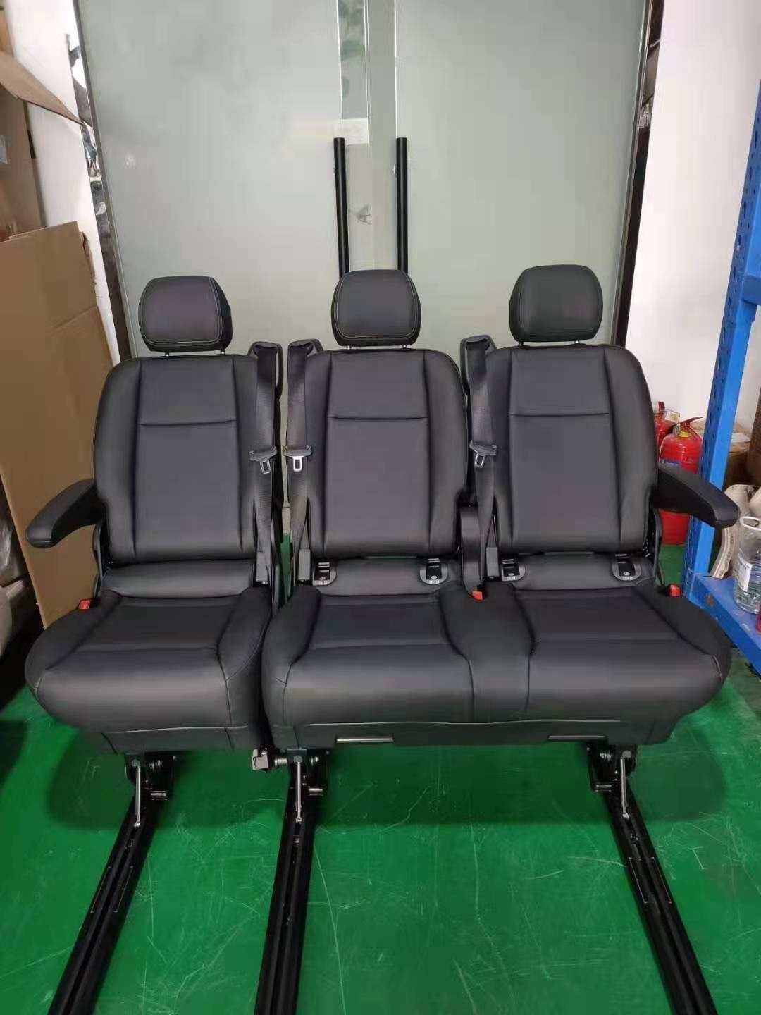 The  factory folding original leather van seat for MINI BUS luxury VIP MVP  car or limousine seat