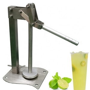 LM02 Stainless Steel Press Handled Manual Juicer Lemon Lime Squeezer Lemon Clip Lemon Juicer