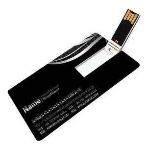 USB 2.0/3.0 Credit Card Memoria Cle Custom Logo Business Card Flash Drive with 1GB to 128GB Storage Options