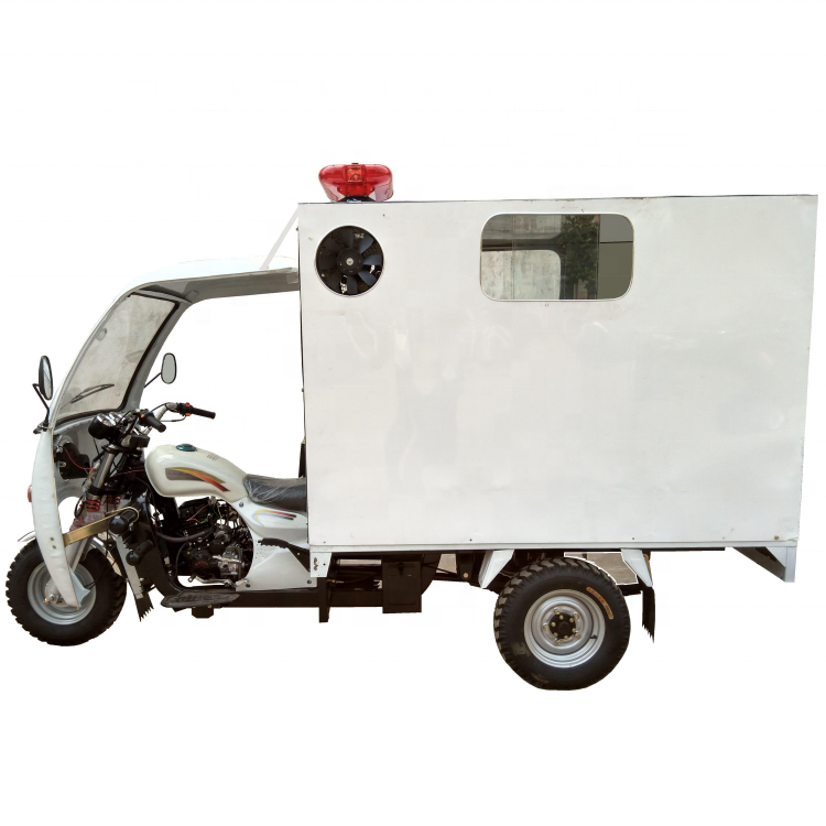 China manufacture tricycle motorcycle ambulance  tricycle electric moto tricycle ambulance for sale