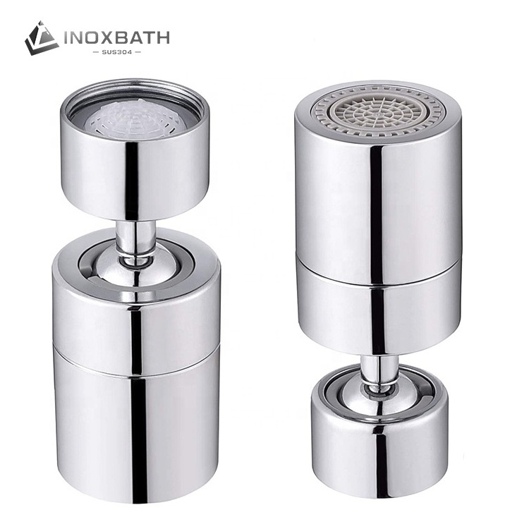 Movable 360 rotatable swivel sprayer replacement water saving faucet aerator 360 rotatable faucet