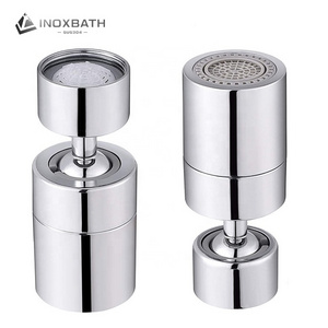 Movable 360 rotatable swivel sprayer replacement water saving faucet aerator 360 rotatable faucet