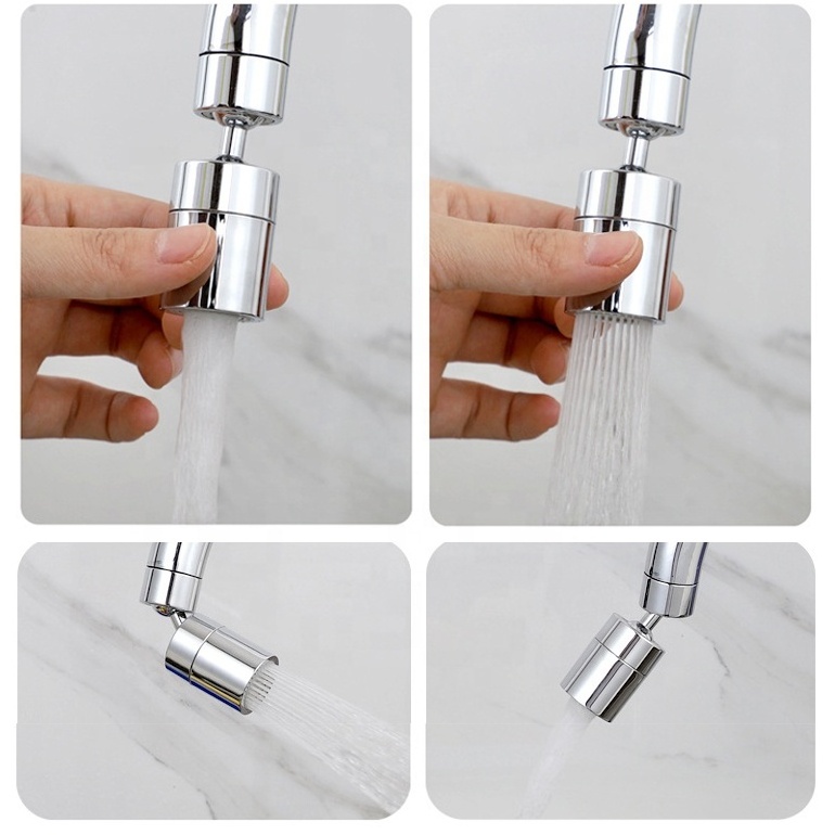 Movable 360 rotatable swivel sprayer replacement water saving faucet aerator 360 rotatable faucet