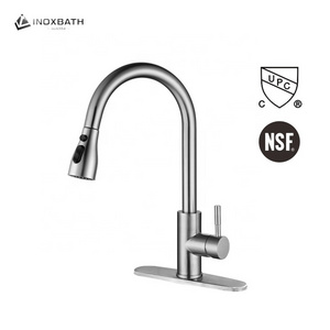 Sink mixer griferia lavaplato UPC kitchen water tap flexible hose pull down CUPC kitchen mixer faucet