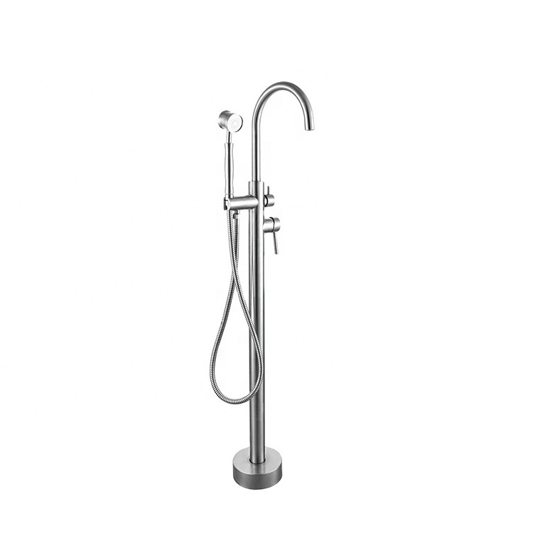 Free Standing Bath Shower Mixer floor stand Tub Shower Mixer Freestanding Bathtub Faucet