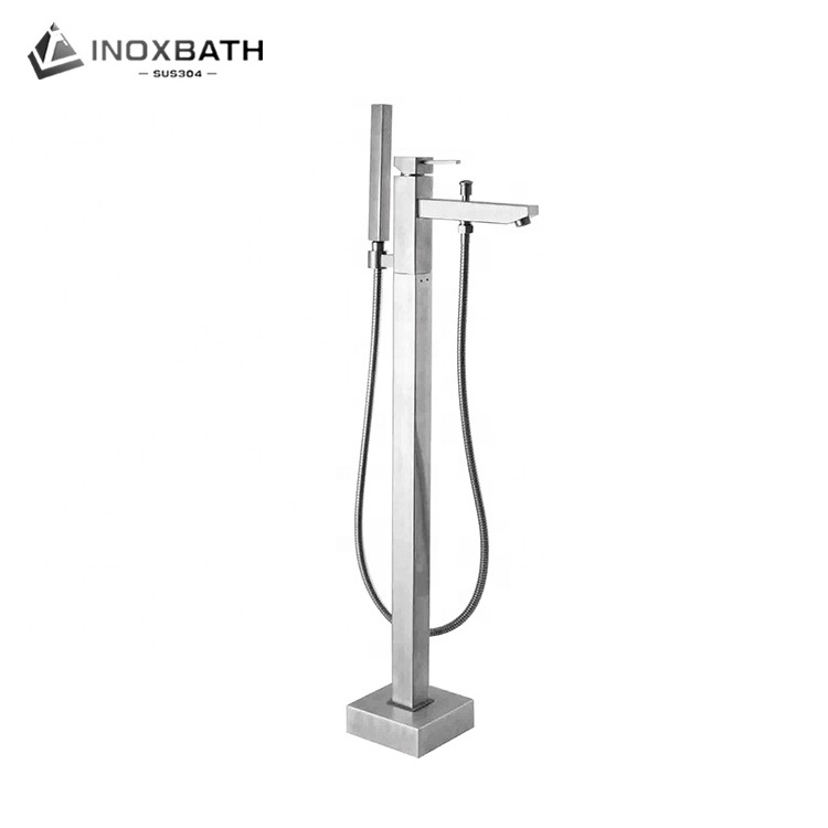 Free Standing Bath Shower Mixer floor stand Tub Shower Mixer Freestanding Bathtub Faucet