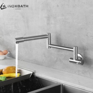 Single Handle UPC Commercial Stainless Steel Torneira Cozinha Wall Mounted Sink Tap Household Cold Water SUS304 Kitchen Faucet