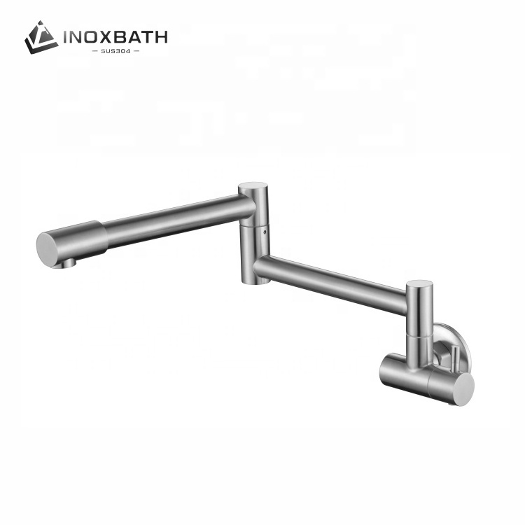 Single Handle UPC Commercial Stainless Steel Torneira Cozinha Wall Mounted Sink Tap Household Cold Water SUS304 Kitchen Faucet