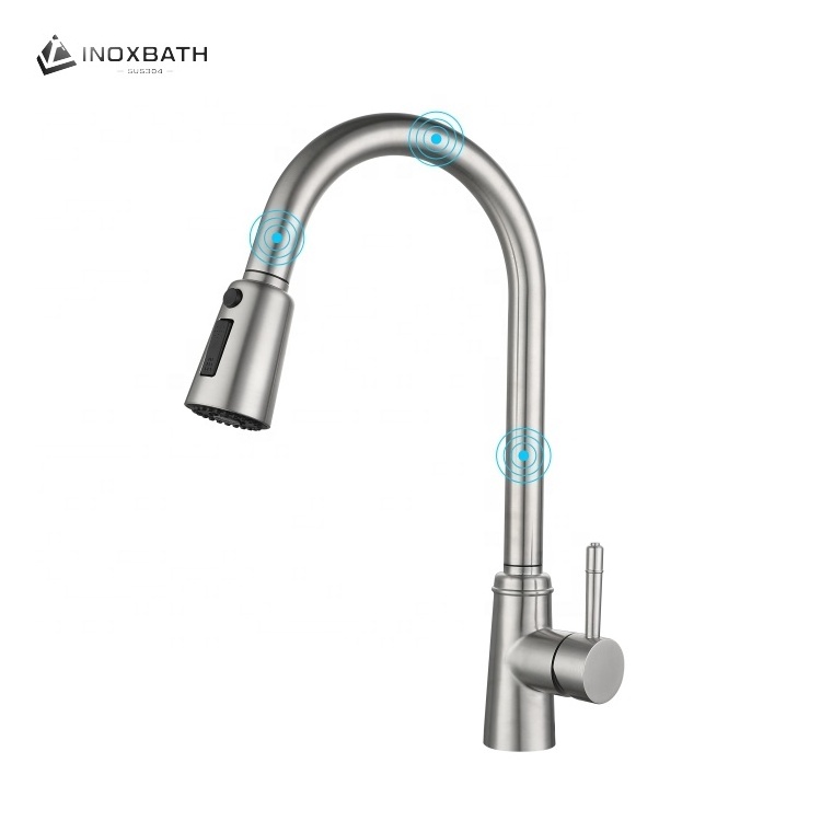 Kitchen Pull-Out Telescopic Cold And Hot Random Pulling Faucet Sink Dishwasher sensor touch kitchen faucet with 2 function