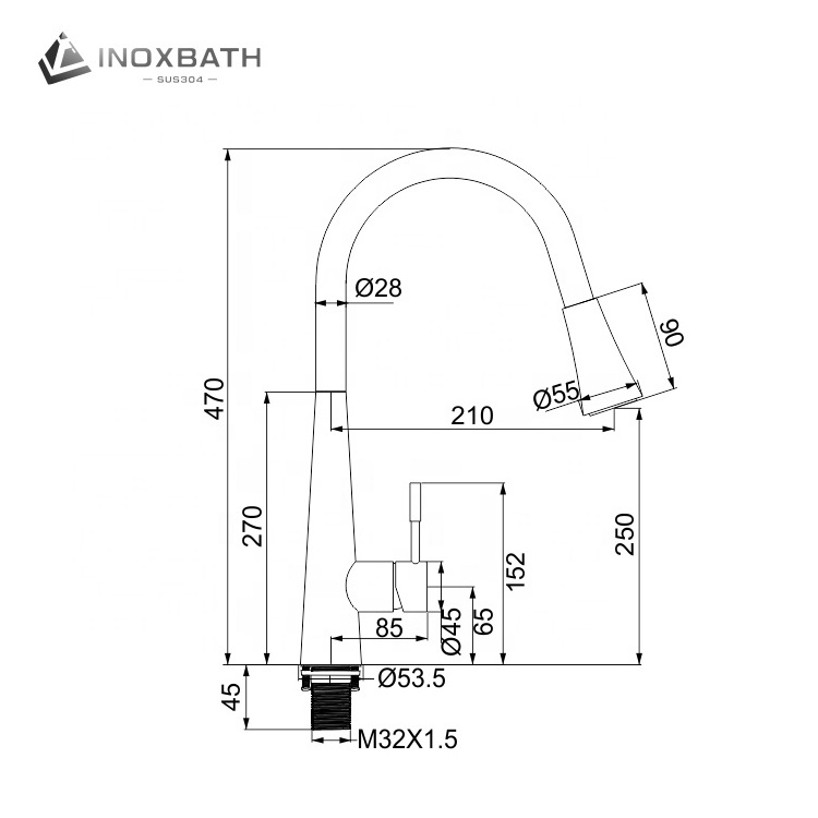 Sensor Kitchen Faucet SUS304 Pull Down Automatic Sensor Kitchen Sink Mixer Classic OEM ODM Sink Faucet