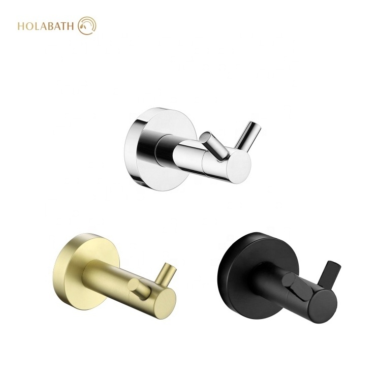 304 Stainless Steel Bathroom Towel Hooks Coat Wall Mounted Decorative Coat Robe Hooks Rack Hanger Bathroom