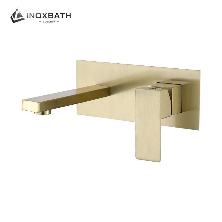 Single Handle Basin Water Mixer Wall Mounted Basin Sink Faucet Bathroom Faucet Basin Faucets