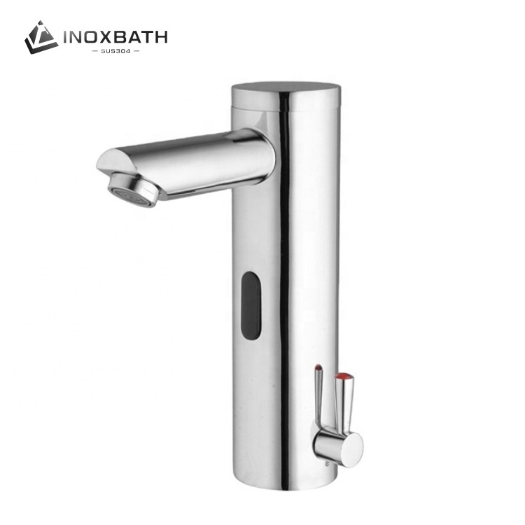 SUS304 Desk Mounted Touchless Sensor Water Saving Tap with Automatic Sensor Bathroom Smart Faucet