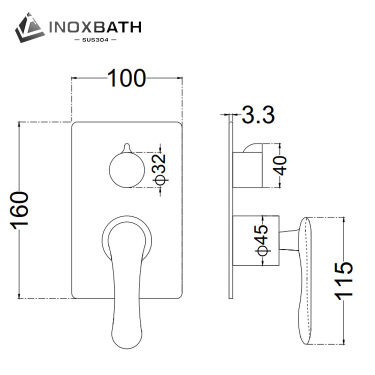 Bathroom bath hot and cold water faucet in wall mounted gold rain taps set concealed shower mixer