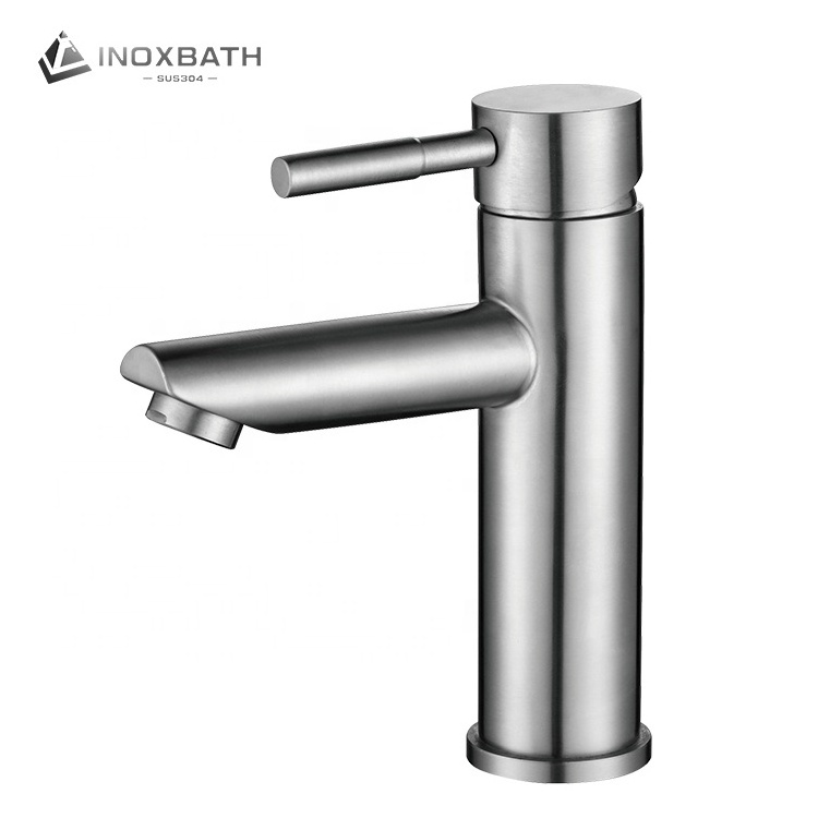 INOXBATH Manufacturer sus304 custom color basin sink water faucets mixers taps bathroom faucet tap