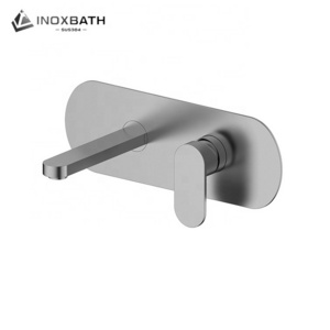 Wall Mounted Stainless Steel 304 Bathroom Mixer Cold And Hot Water Tap Basin Faucet