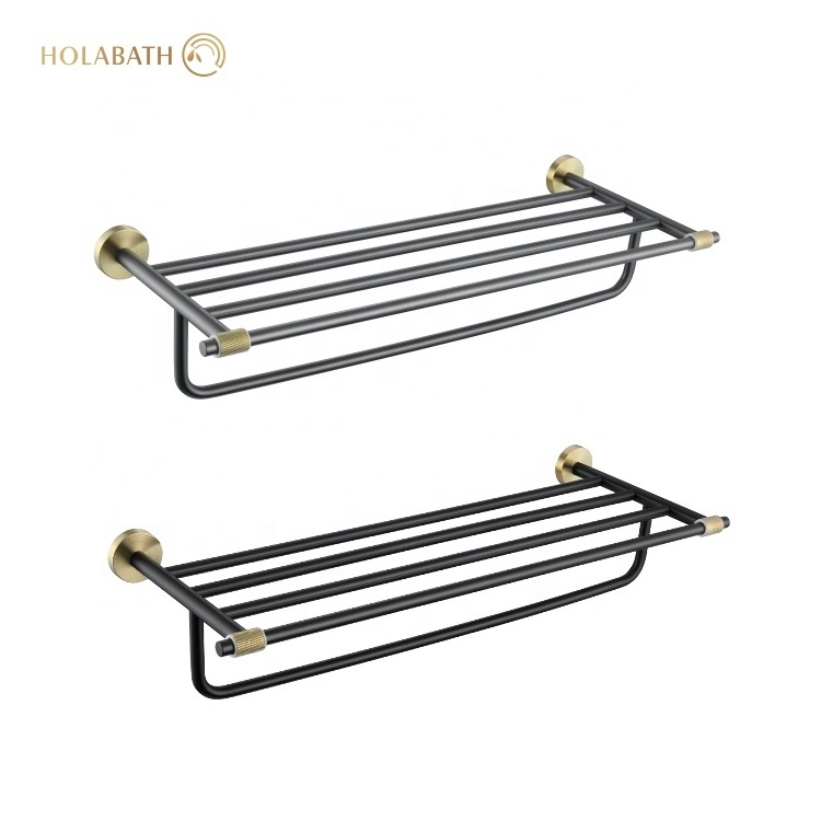 Wall Mounted Towel Hanger Holder Rack Shelf Holder Hanging Finishing Bathroom Towel Bar Towel Rack