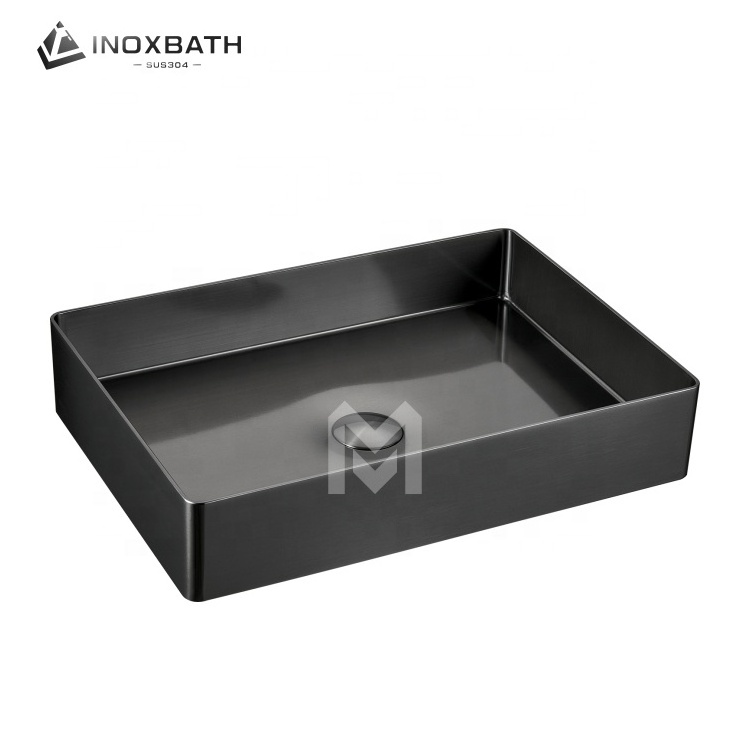 Washroom Golden Luxury SUS304  Washbasin Counter Top Basin Sinks Bathroom Vessel Vanity Sink