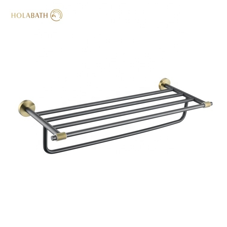 Wall Mounted Towel Hanger Holder Rack Shelf Holder Hanging Finishing Bathroom Towel Bar Towel Rack