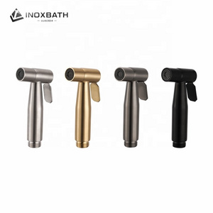 Kaiping factory stainless steel 304 muslim shower bathroom toilet health faucet gold black bidet sprayer shattaf set