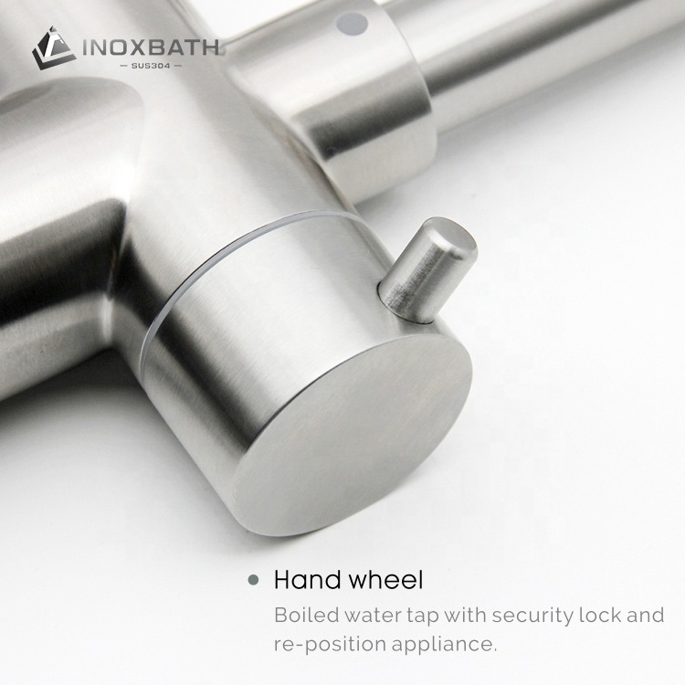 Minimalistic boiling water tap heating sink tap instant hot water tap kitchen faucet