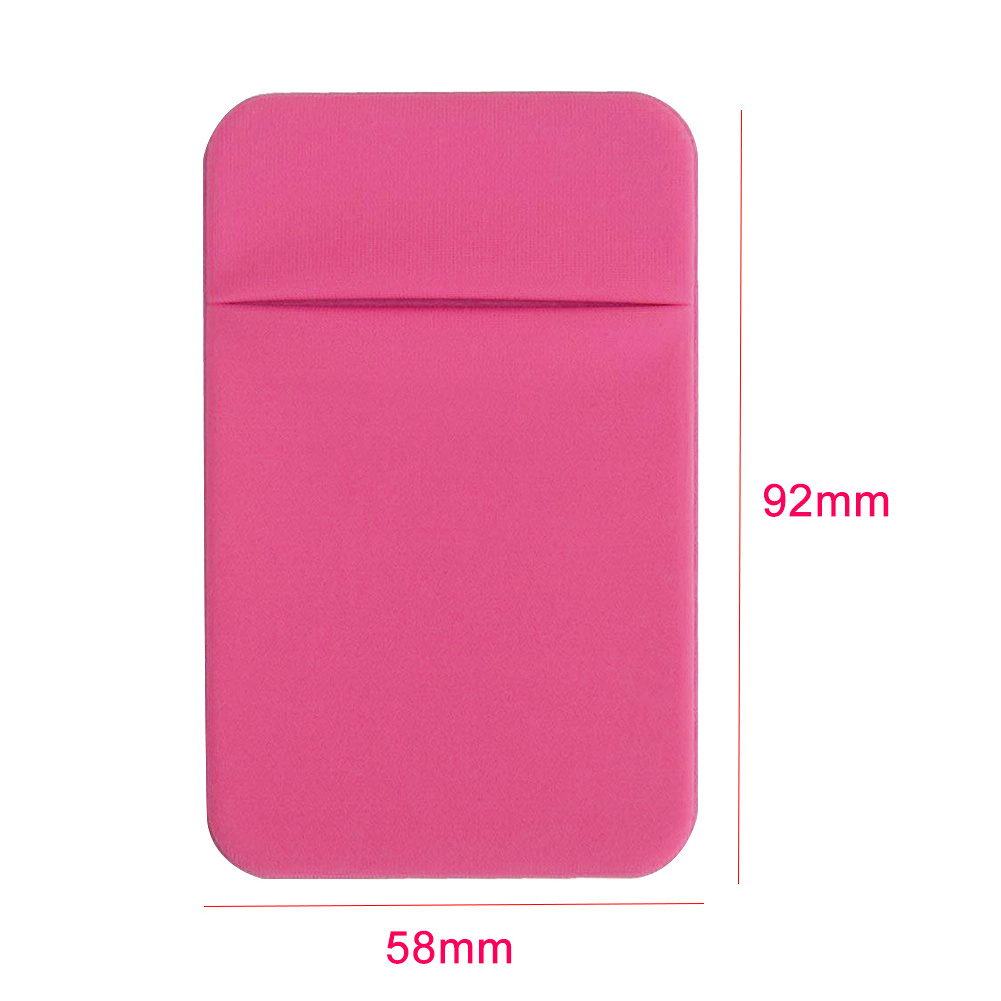 Top quality cell phone MM sticker wallet card pouch mobile phone pocket wallet