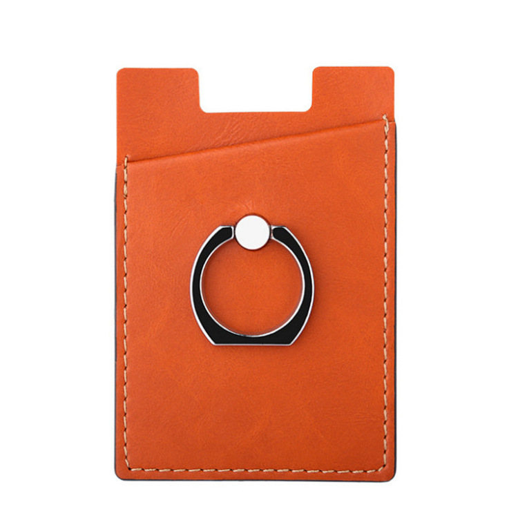 China wholesale men coin purse aluminum rfid card holder wallet small leather size with business  phone stand