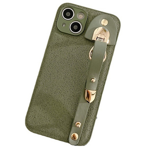 Luxury deer phone case 14 kickstand sticky grippy suction a14 teddy bear silicone mobile