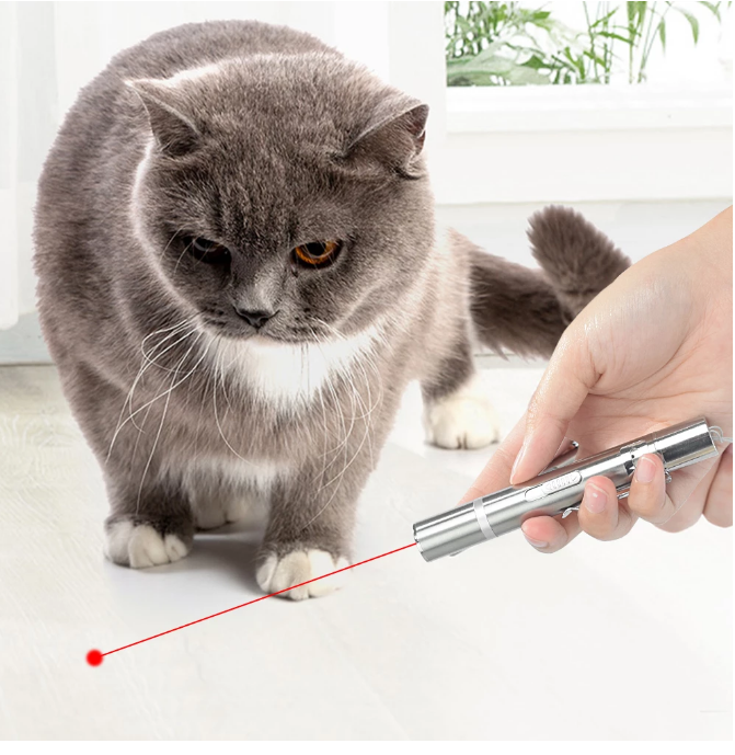 Laser cat-teasing stick Laser pointer Cat toy Infrared cat high fun  supplies complete