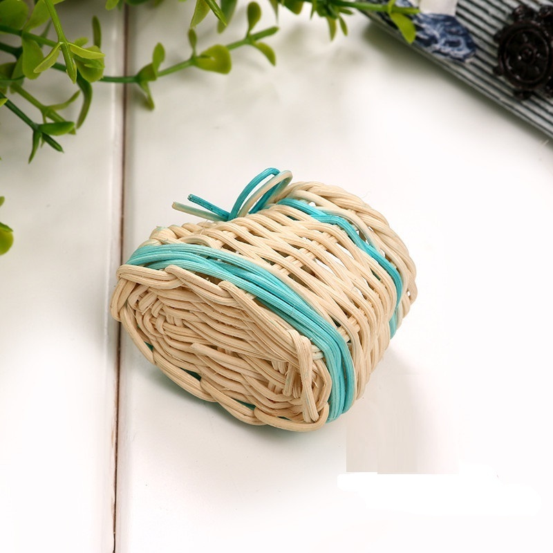 Wholesale fashion plant micro decor table shoe shaped woven storage basket handmade new small single shoe rattan gift basket