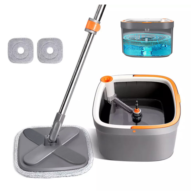 Clean And Dirty Water Separate 360 Rotation Spinning Mopeasy Wring And Clean Spinning Mop Replacement Heads Mop Refills