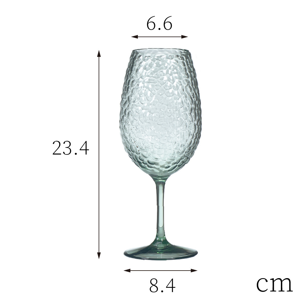 [Holar] Taiwan Made Cocktail Beverage AC Acrylic Plastic Champagne Glasses for Barbecue Parties