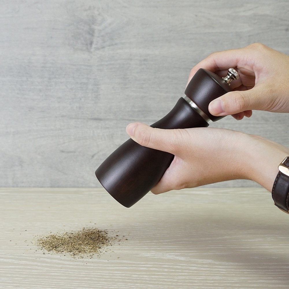 [Holar] Taiwan Made Wooden Manual Salt and Pepper Mills with Stainless Steel