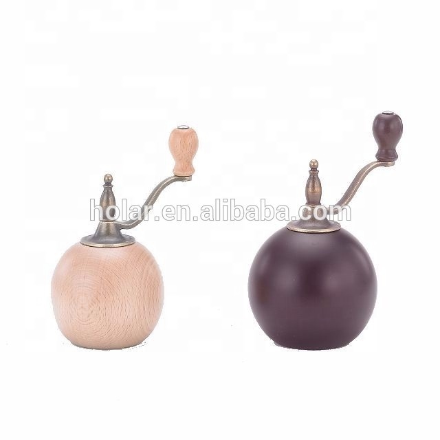 [Holar] Taiwan Made Stylish Ball Shaped Salt and Pepper Mill with Adjustable Coarseness