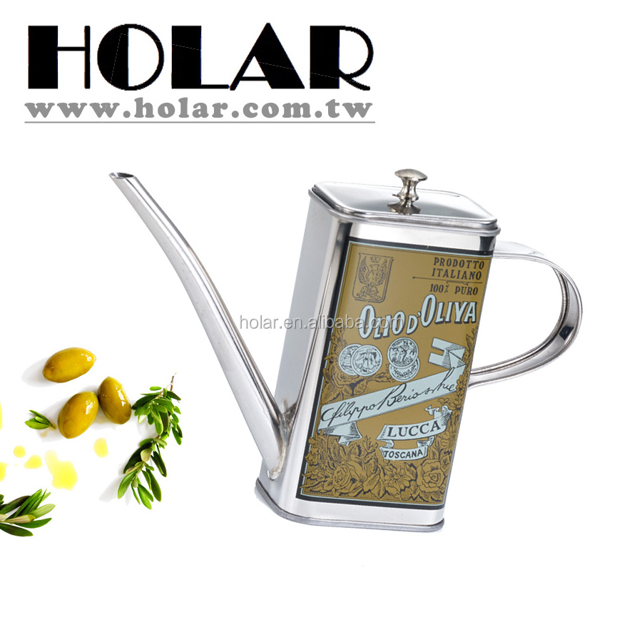 [Holar] Taiwan Made Stainless Steel Leakproof Oil Pot for Kitchen Storage Container