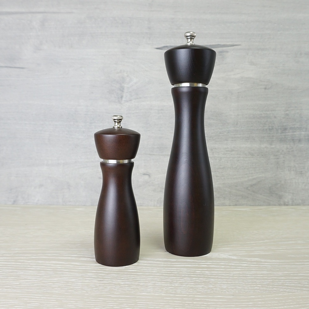 [Holar] Taiwan Made Wooden Manual Salt and Pepper Mills with Stainless Steel