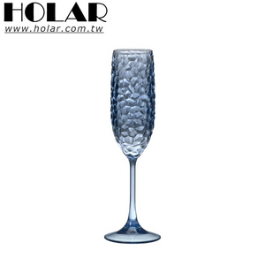 [Holar] Taiwan Made Weddings Celebration Restaurant AC Plastic Champagne Flutes for Cocktail Beverage