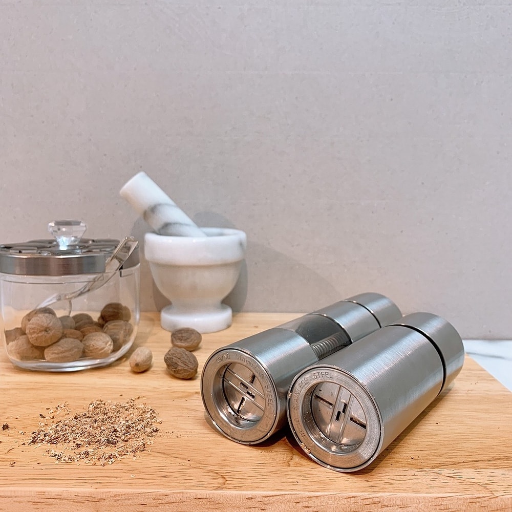 [Holar] Taiwan Made Manual Stainless Steel Nutmeg Mill Grinder