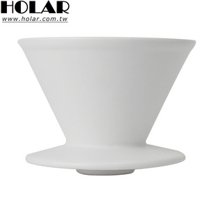 [Holar] Taiwan Made Porcelain Pour-Over Coffee Filter Holder for 2-4 Cups