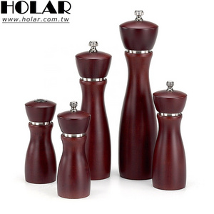 [Holar] Taiwan Made Wooden Manual Salt and Pepper Mills with Stainless Steel