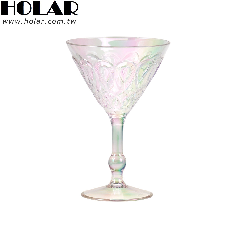 [Holar] Taiwan Made 10 Oz Shatterproof Reusable Plastic Dessert Cocktail Cups Glasses