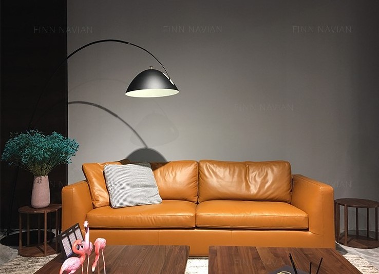 European Style Latest Living Room Sofa Design Top Grain Leather Sofa