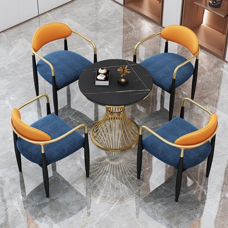 Velvet Upholstered Dining Chairs Modern Accent Chairs for Living Room, Dining Room, Kitchen Comfy Accent Armchairs