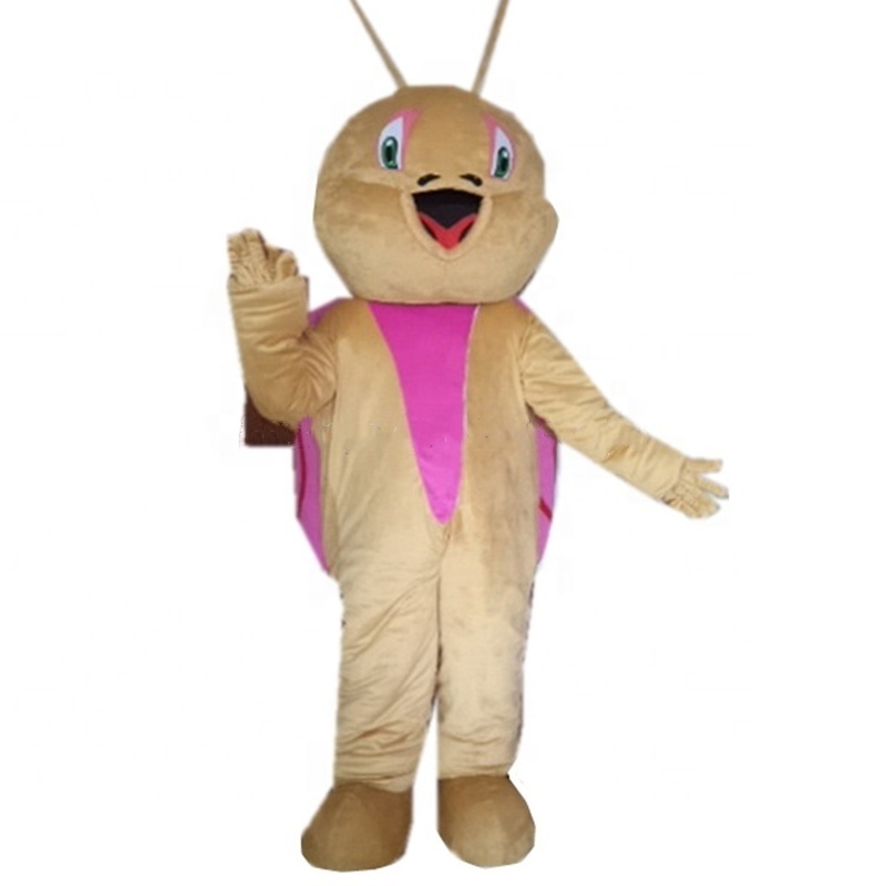 Hola brown snail mascot costume/animal mascot costume