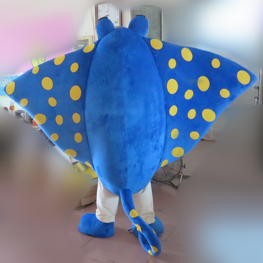 Blue skate fish mascot costume/custom mascot/costume for sale