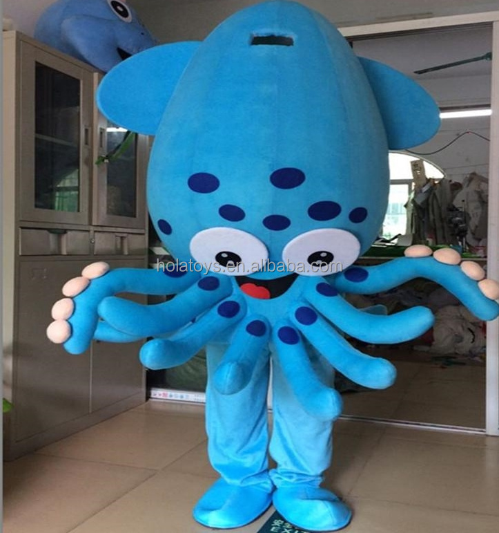 Octopus mascot costume for adult/fish mascot costumes